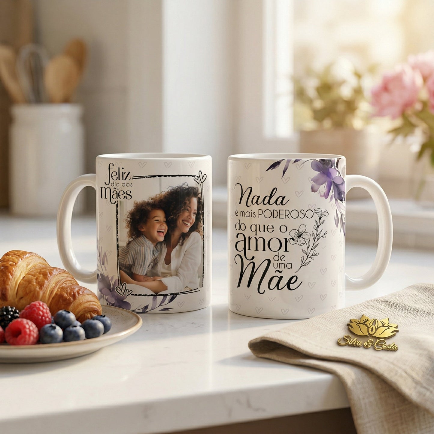 Caneca Personalizada com Foto e Frase | Dia das Mães