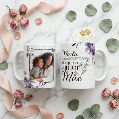 Caneca Personalizada com Foto e Frase | Dia das Mães