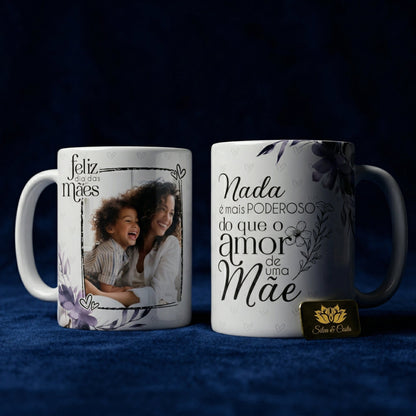 Caneca Personalizada com Foto e Frase | Dia das Mães