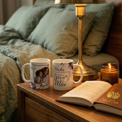 Caneca Personalizada com Foto e Frase | Dia das Mães
