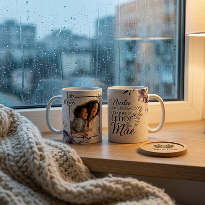 Caneca Personalizada com Foto e Frase | Dia das Mães