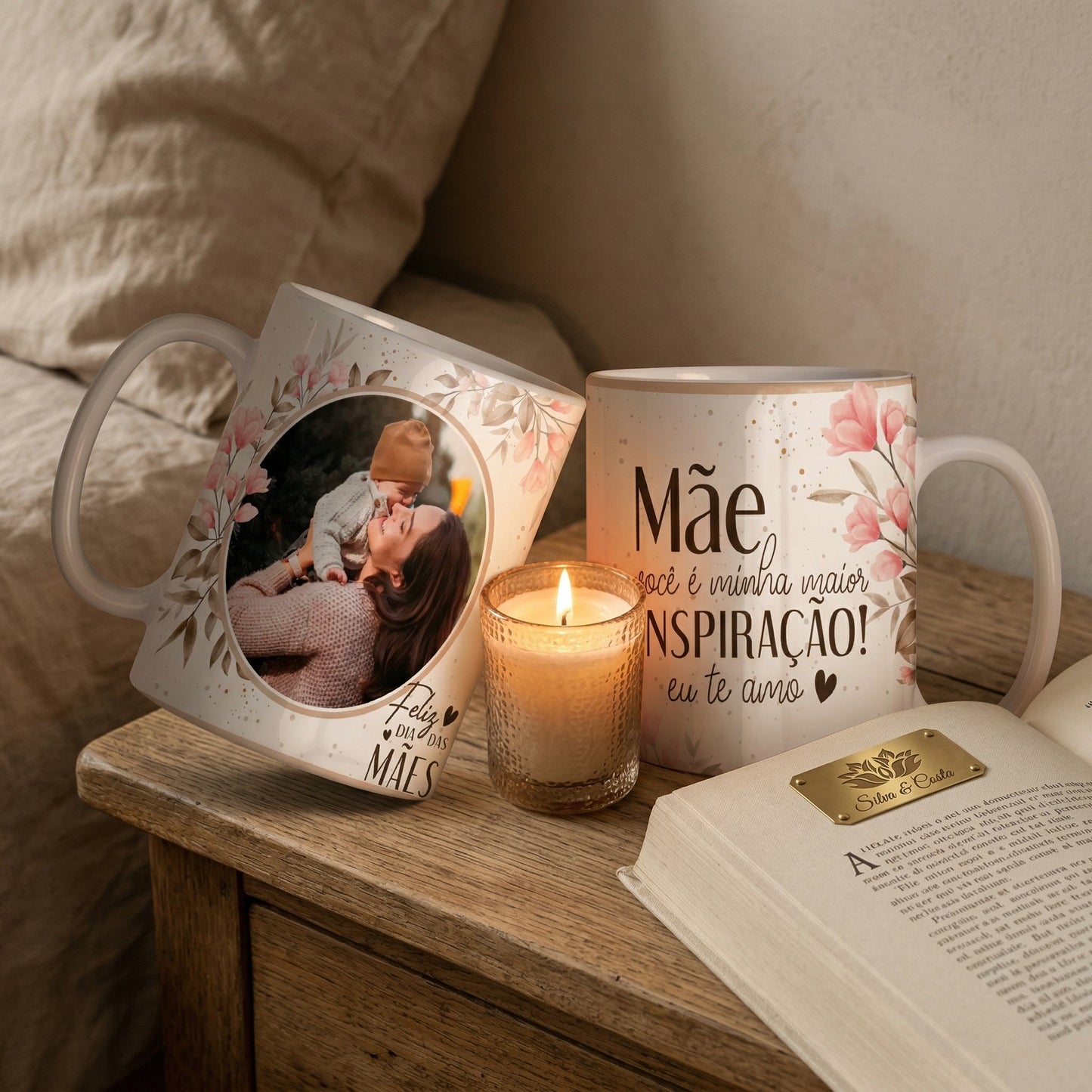 Caneca Personalizada com Foto | Presente Dia das Mães