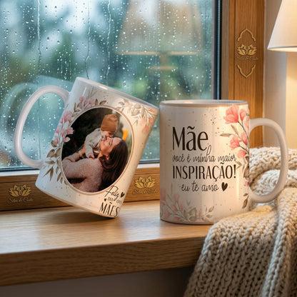 Caneca Personalizada com Foto | Presente Dia das Mães