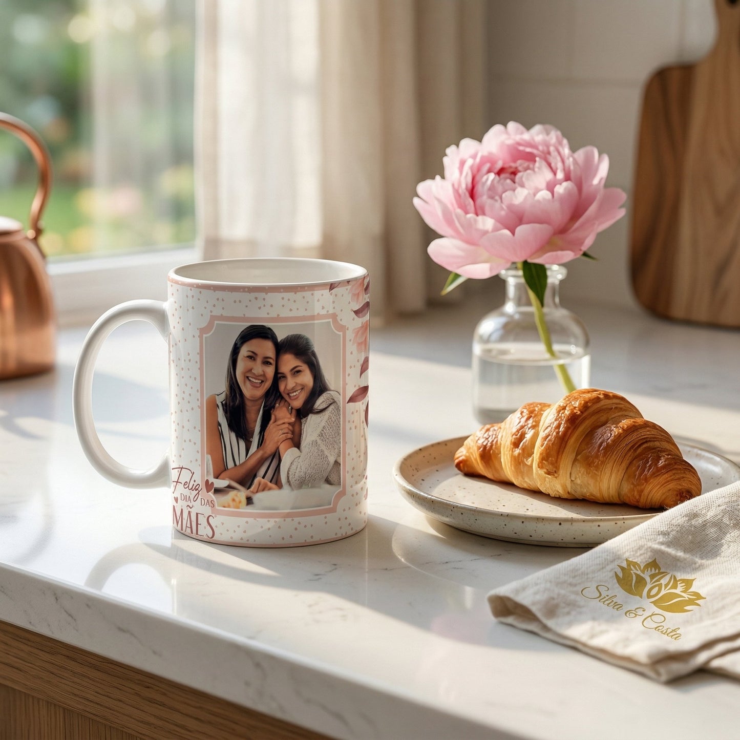 Caneca Personalizada com Foto e Frase | Dia das Mães