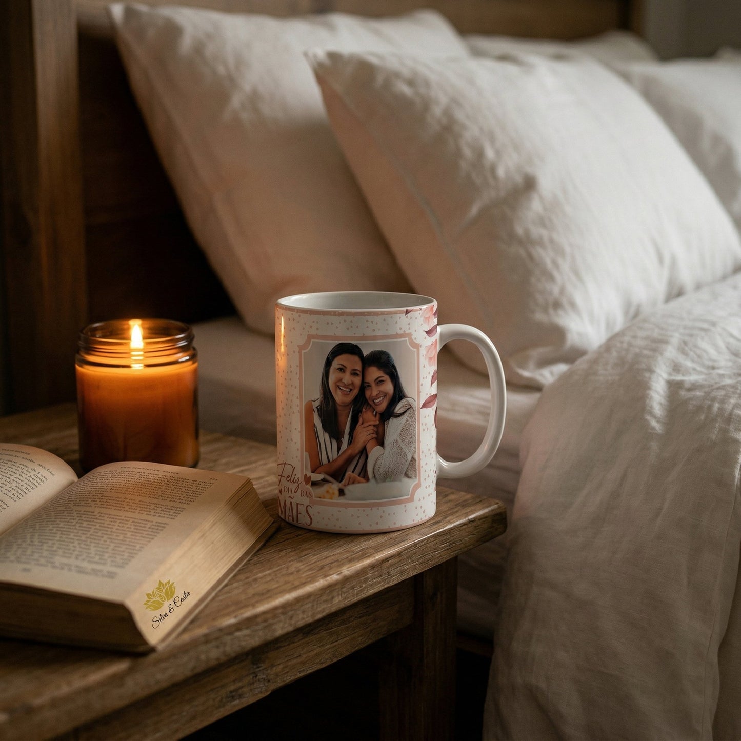 Caneca Personalizada com Foto e Frase | Dia das Mães