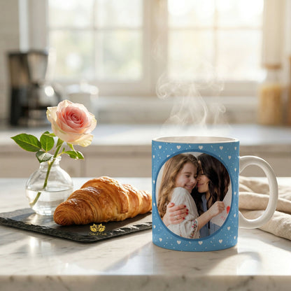 Caneca Personalizada com Foto e Frase | Presente Mãe