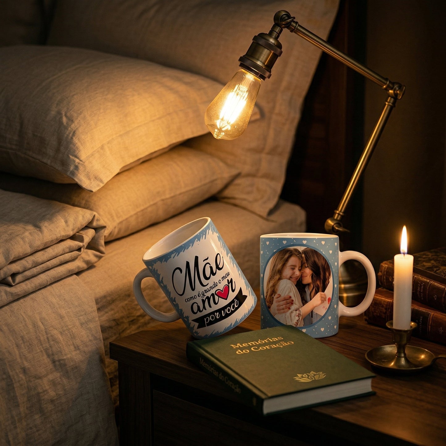 Caneca Personalizada com Foto e Frase | Presente Mãe