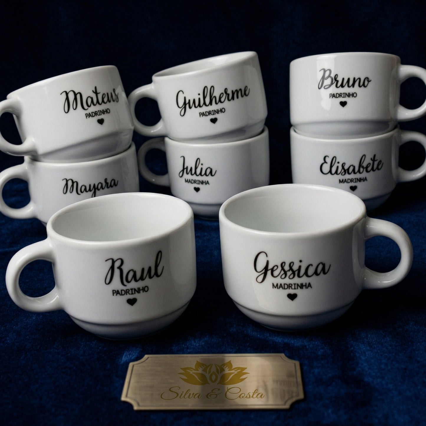 Caneca Personalizada com Foto e Nome | Padrinhos de Casamento