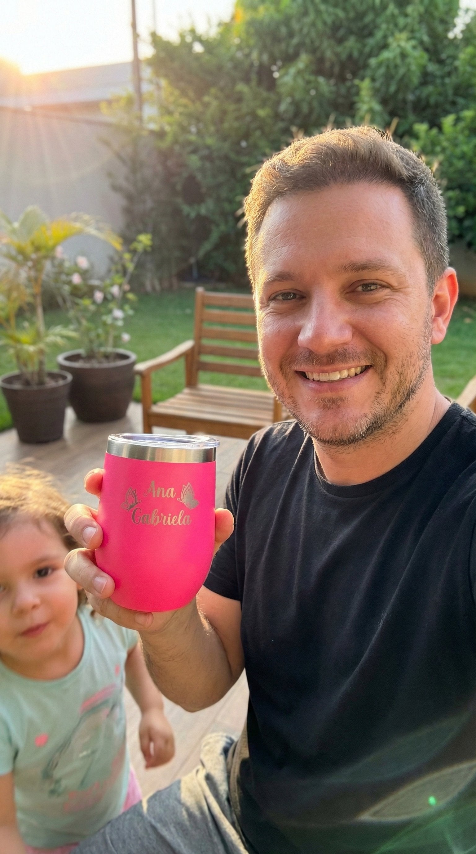 Avaliação de cliente - Copo Cuia Térmico Personalizado com Nome — Presente para Amantes de Café