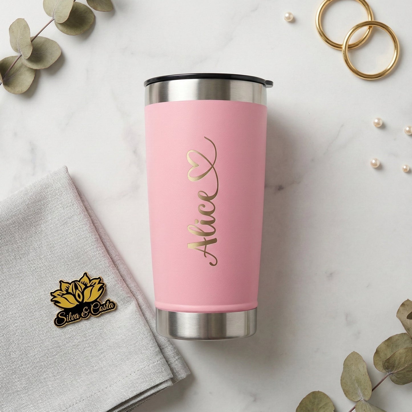 Copo Stanley Personalizado com Nome | Torcedor Corinthians