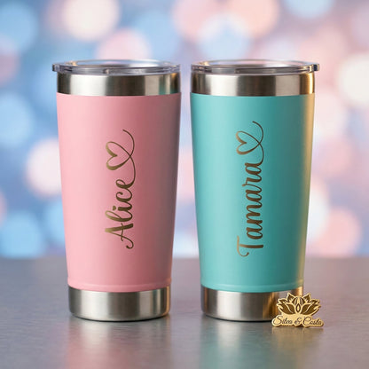 Copo Stanley personalizado com foto e nome | Presente fã Corinthians