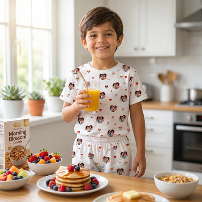 Pijama Infantil Masculino Personalizado com Foto