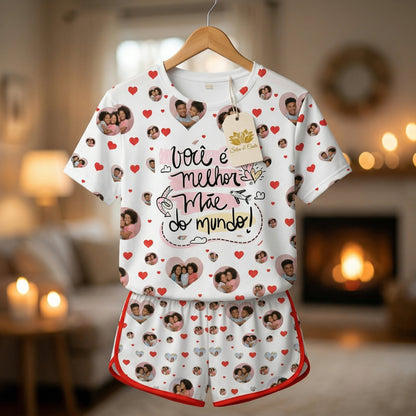 Pijama Personalizado com Foto | Dia das Mães