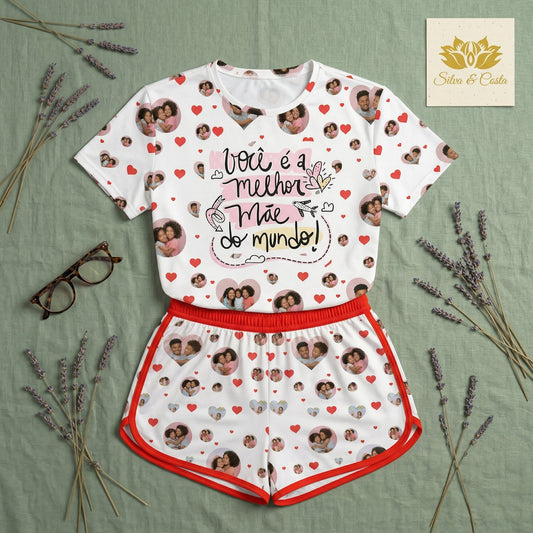 Pijama Personalizado com Foto | Dia das Mães