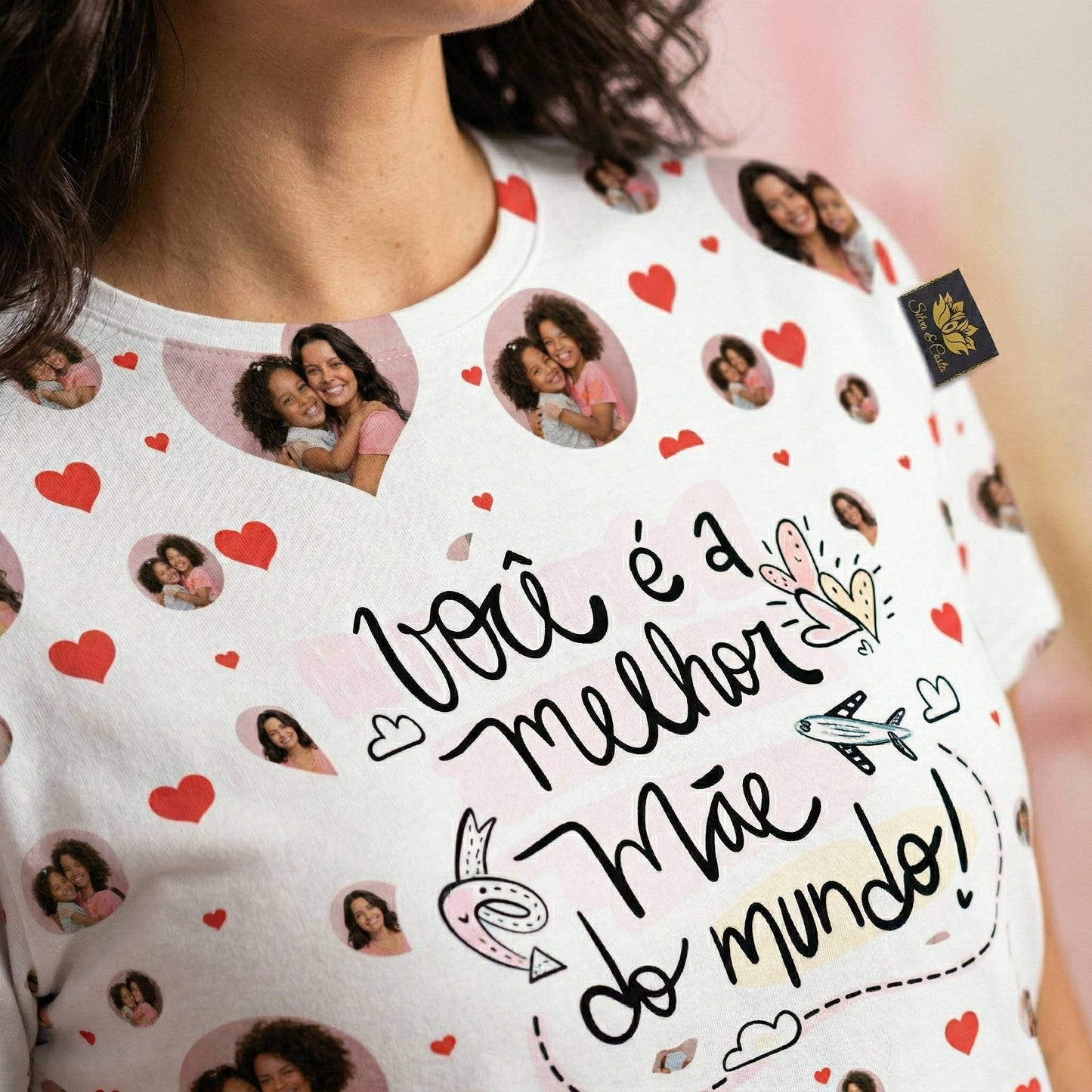 Pijama Personalizado com Foto | Presente para Mães