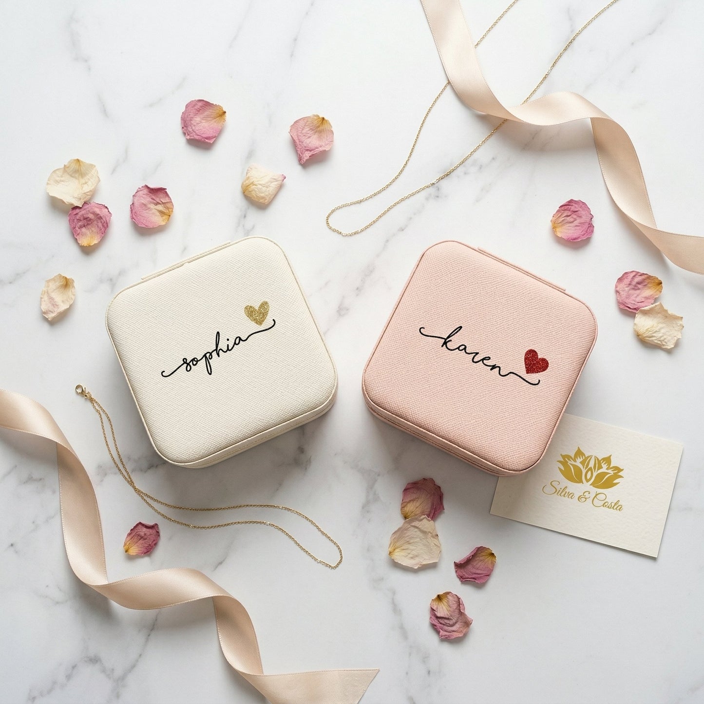 Mini Porta-Joias Personalizado com Nome | Lembrança 15 Anos