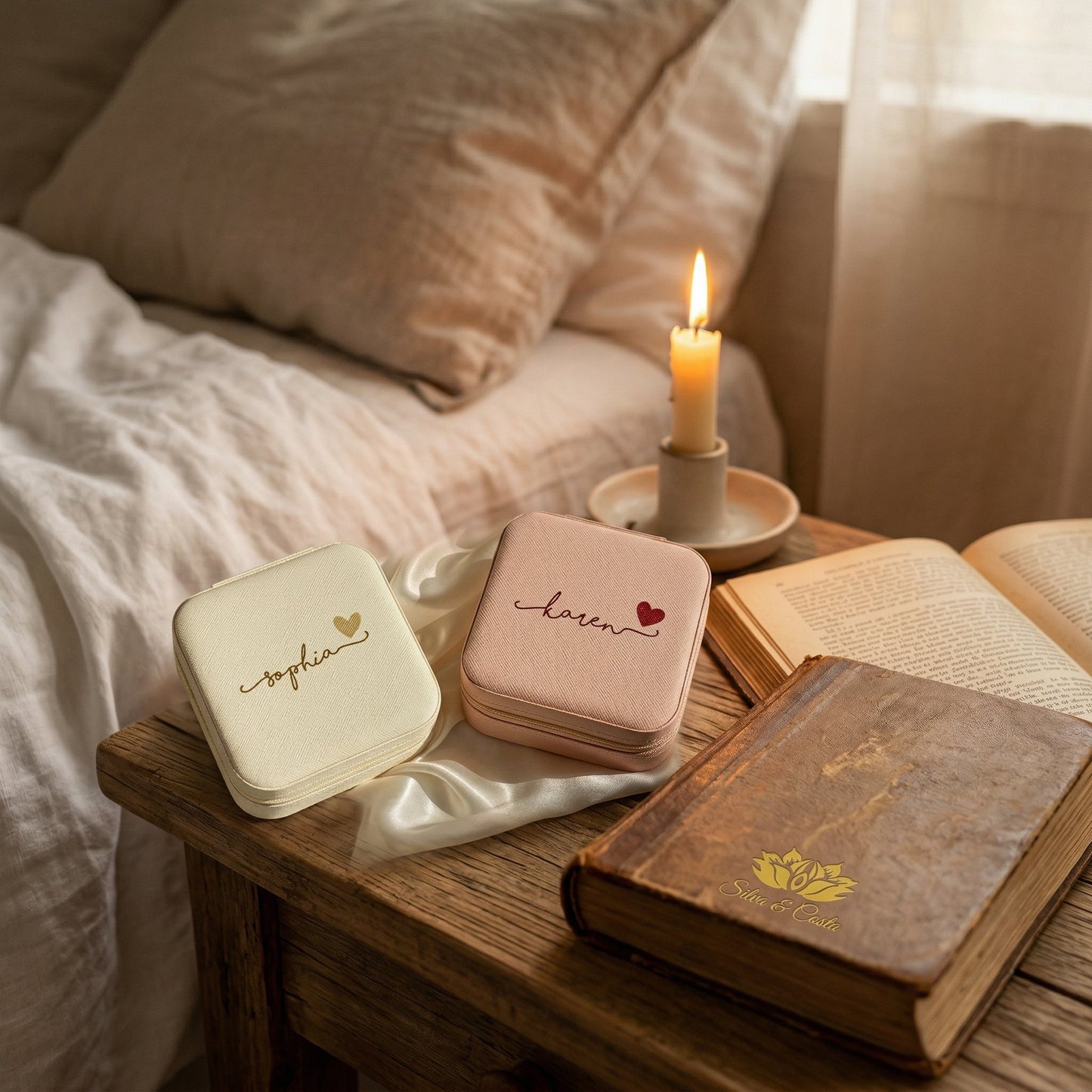 Mini Porta-Joias Personalizado com Nome | Lembrança 15 Anos