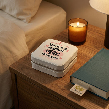 Porta-Joias Personalizado com Frase | Presente Mãe