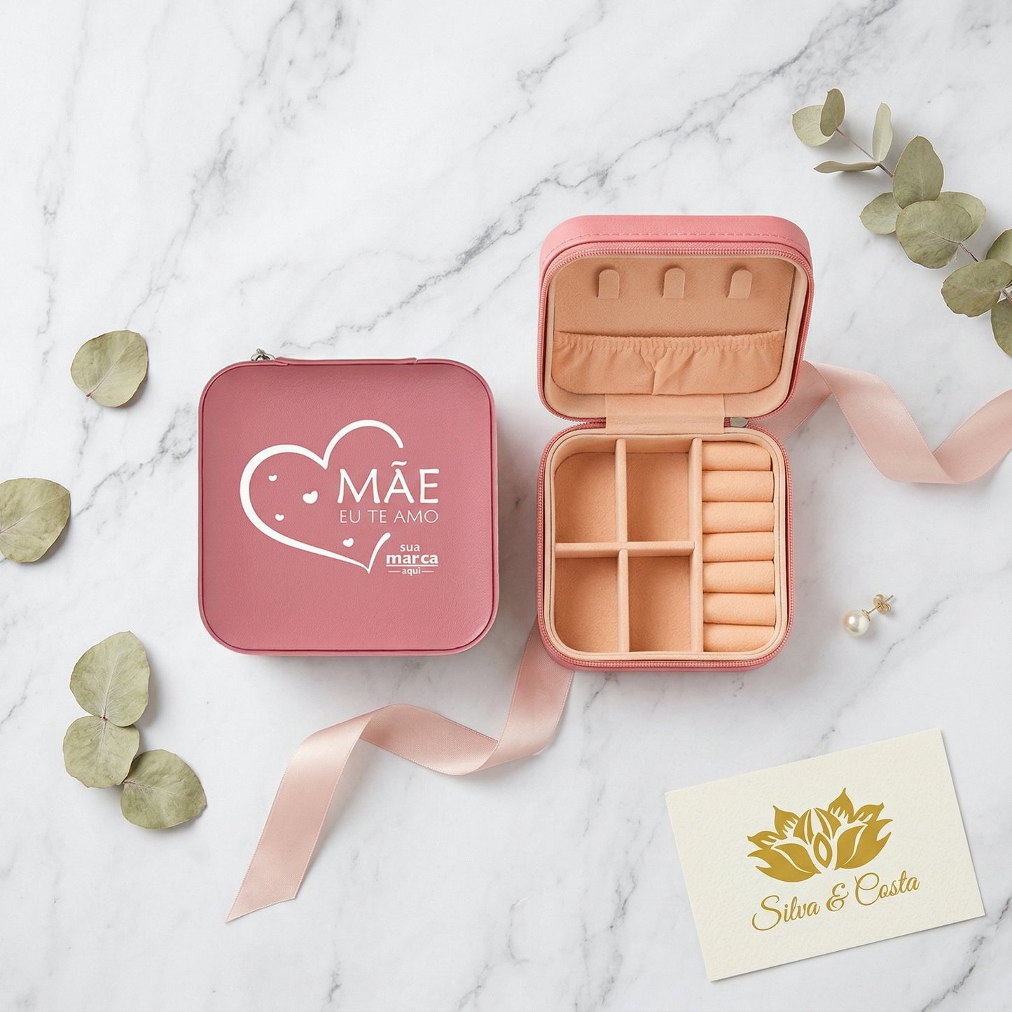 Porta-Joias Personalizado com Nome | Presente Mãe
