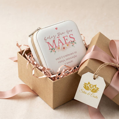 Porta-Joias Personalizado com Nome | Lembrança Dia das Mães