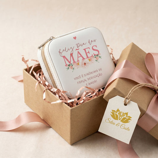 Porta-Joias Personalizado com Nome | Lembrança Dia das Mães
