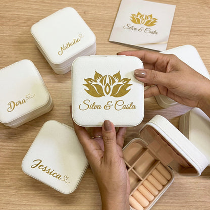 Porta-Joias Personalizado com Nome | Lembrança 15 Anos e Madrinhas