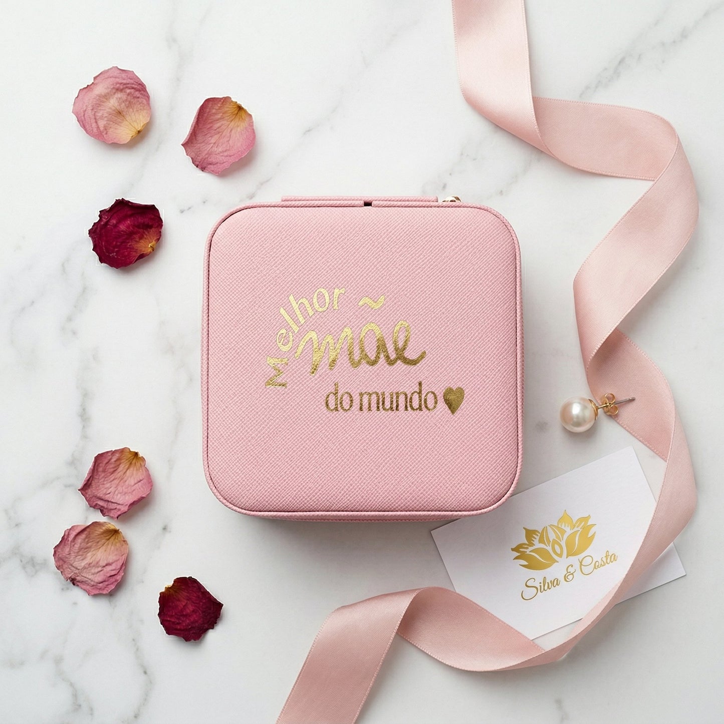 Porta-Joias Personalizado com Nome | Lembrança Madrinhas e 15 Anos
