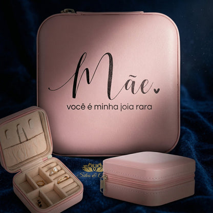 Porta-Joias Personalizado com Nome | Lembrança Dia das Mães