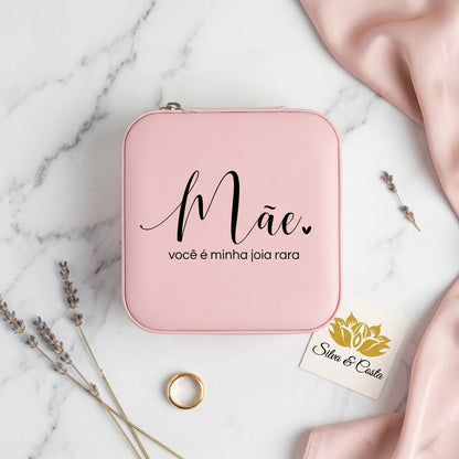 Porta-Joias Personalizado com Nome | Lembrança Dia das Mães