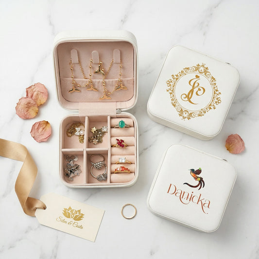 Porta-Joias Personalizado com Nome | Madrinhas e 15 Anos