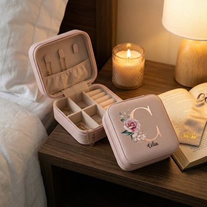 Porta-Joias Personalizado com Nome | Lembrança 15 Anos e Madrinhas