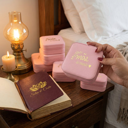 Porta-Joias Personalizado com Nome | Lembrança Madrinhas e 15 Anos