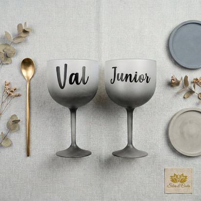 Taça Gin Personalizada com Nome — Presente para Amantes de Gin