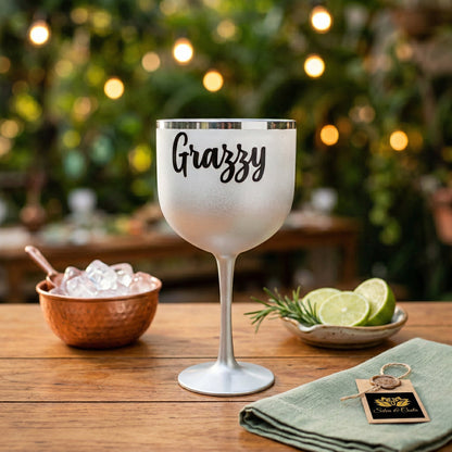 Taça Gin Personalizada com Nome — Presente para Amantes de Gin