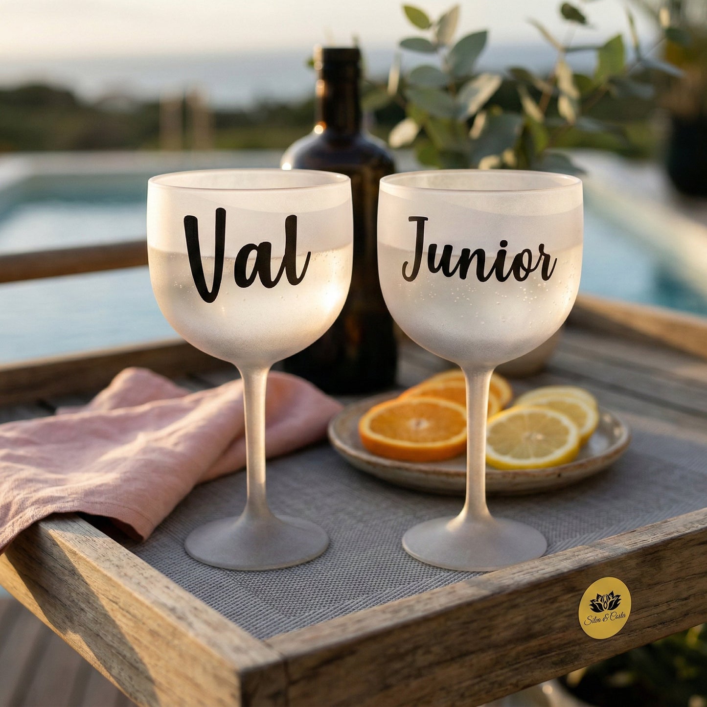 Taça Gin Personalizada com Nome — Presente para Amantes de Gin