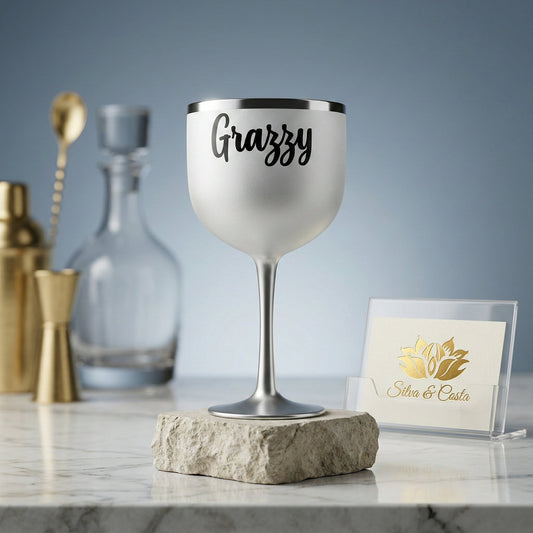 Taça Gin Personalizada com Nome — Presente para Amantes de Gin
