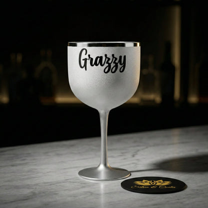 Taça Gin Personalizada com Nome — Presente para Amantes de Gin