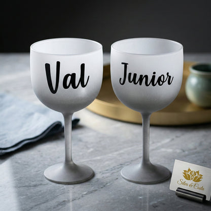 Taça Gin Personalizada com Nome — Presente para Amantes de Gin