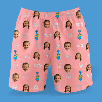 Samba Canção Rosa Melhor Pai Paizão Dia dos Pais com foto