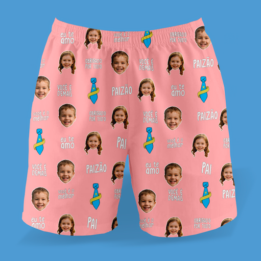 Samba Canção Rosa Melhor Pai Paizão Dia dos Pais com foto