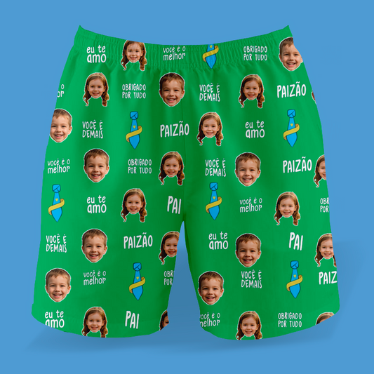 Samba Canção Verde Melhor Pai Paizão Dia dos Pais com foto