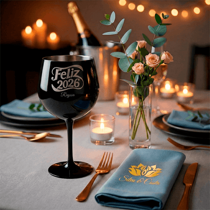 Taça Térmica Inox 400ml com Pé Removível Personalizada