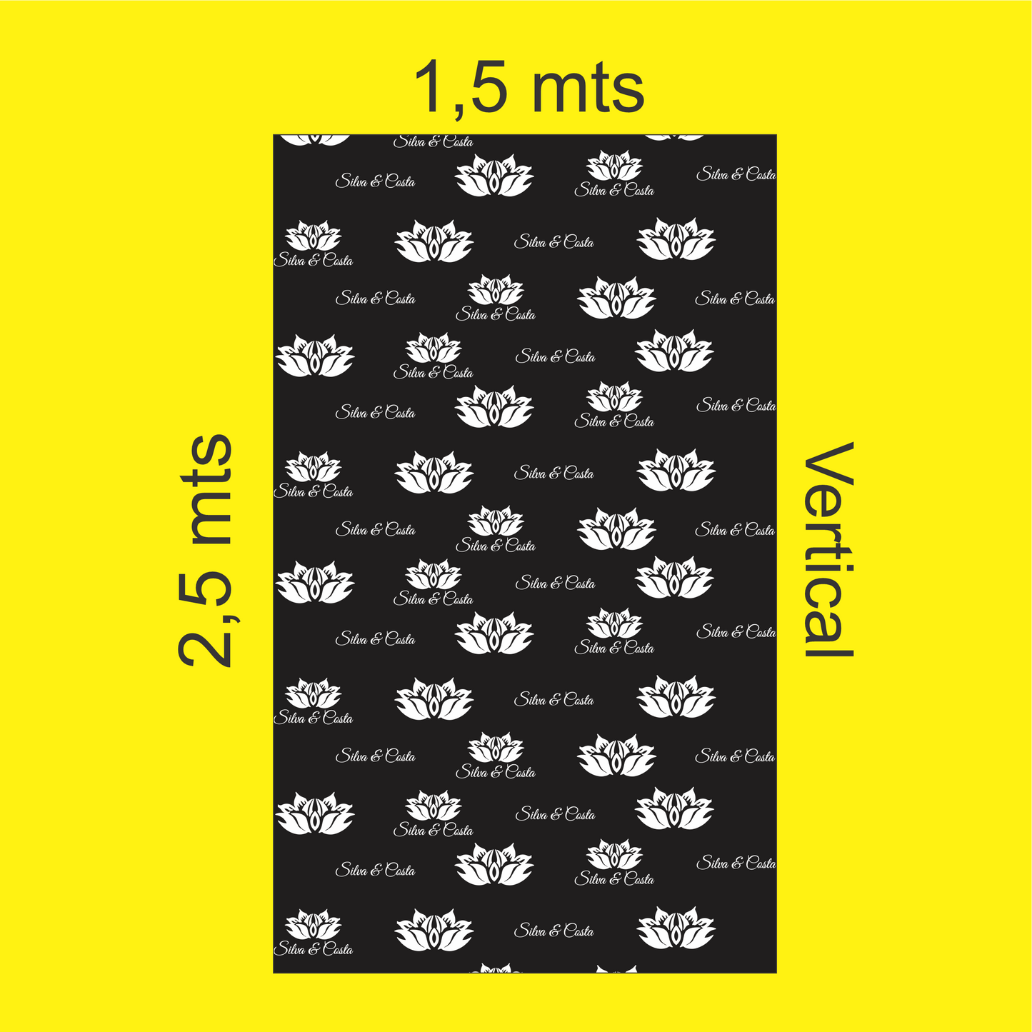 Toalha Para Mesa e Stand de eventos 2,5 x 1,5 Mts