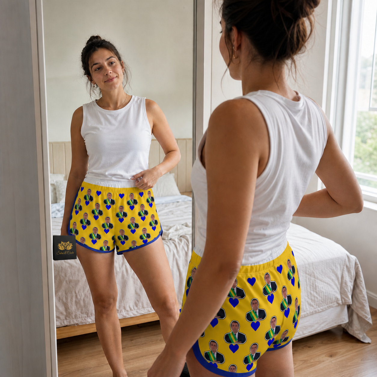 Shorts Doll Personalizada Bolsonaro em DryFit - imagem lifestyle 2