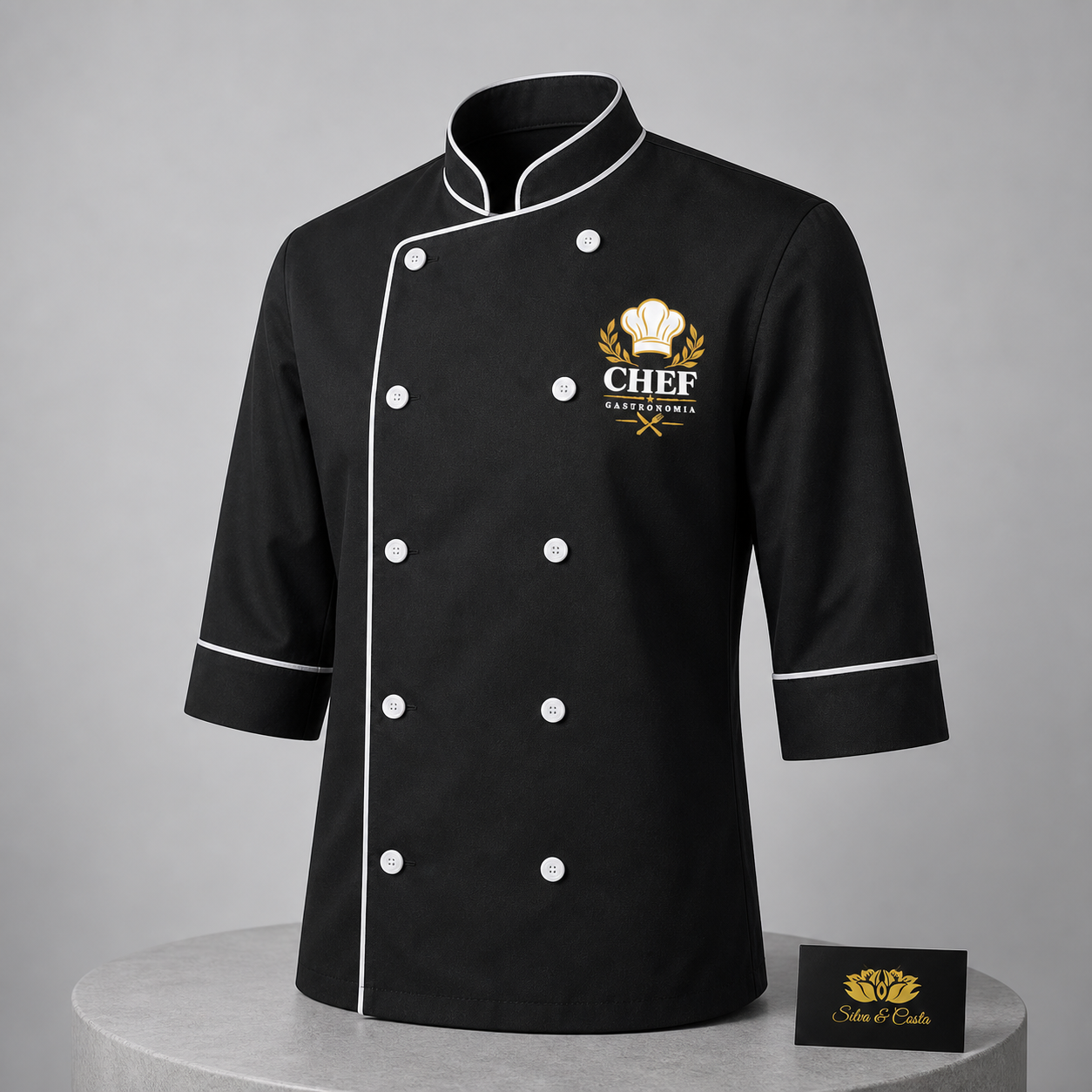 Dólmã Personalizada Chef Profissional Unissex - imagem principal