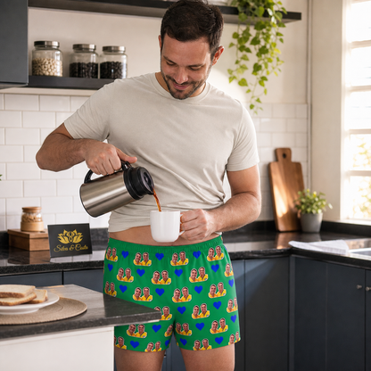 Samba Canção Personalizada com Duas Fotos em DryFit - imagem lifestyle 4