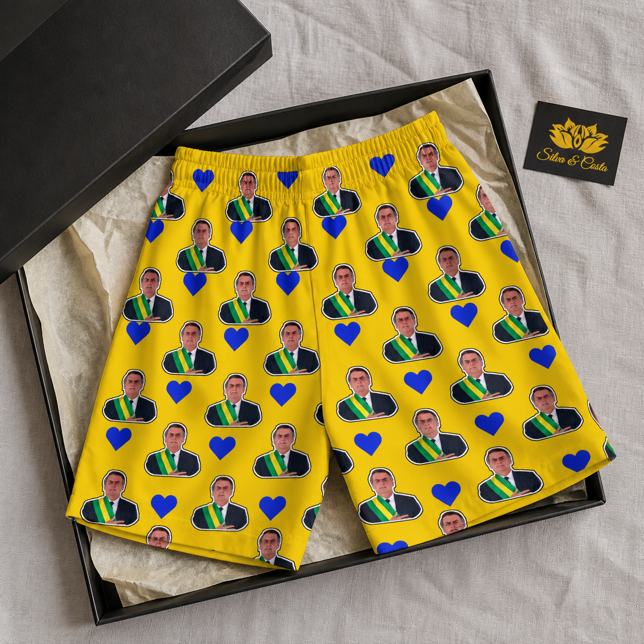 Samba Canção Personalizada com Foto em DryFit Premium - imagem lifestyle 5