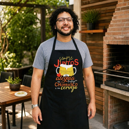 Avental Personalizado para Churrasco Sempre Juntos - imagem principal