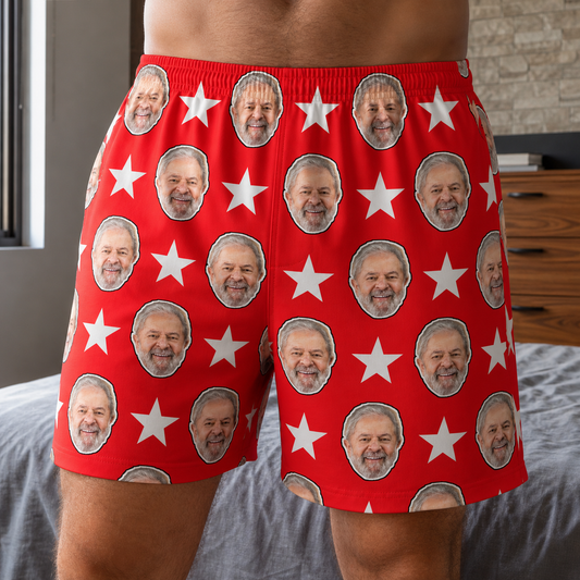 Samba Canção Personalizada Lula Vermelha com Estrelas - Eleições 2026 - imagem principal