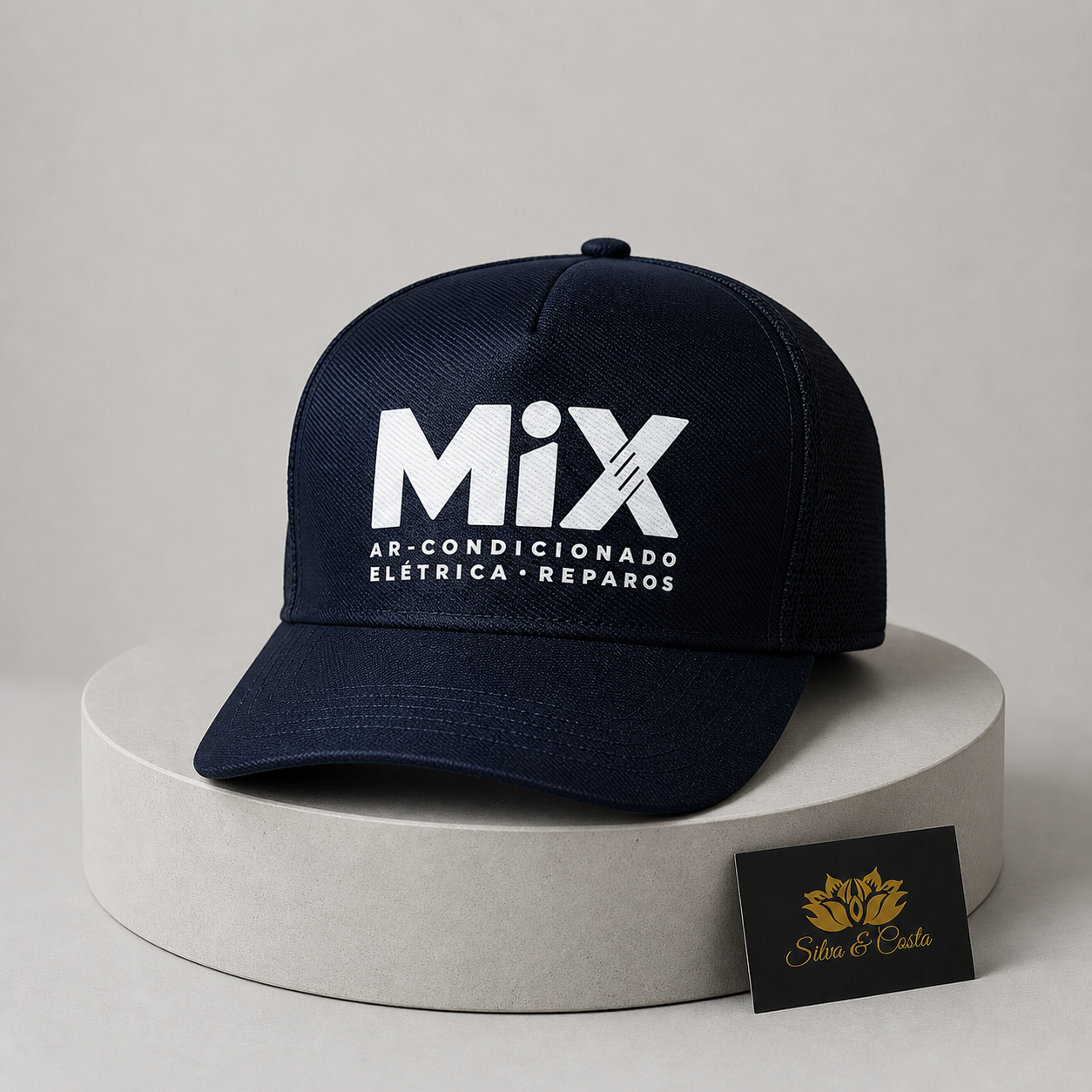 Boné Personalizado Unissex com Aba Curva Ajustável - imagem principal